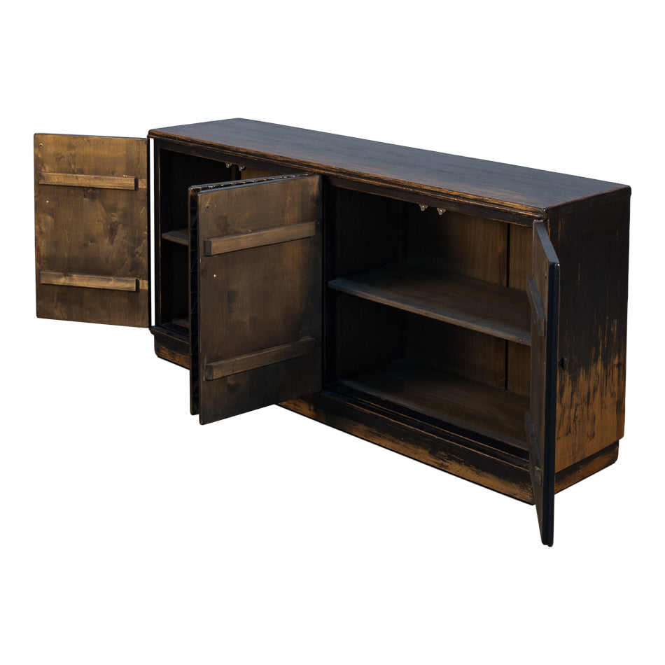 Scrubboard Front Sideboard-SARREID-SARREID-52753-Sideboards & Credenzas-2-France and Son