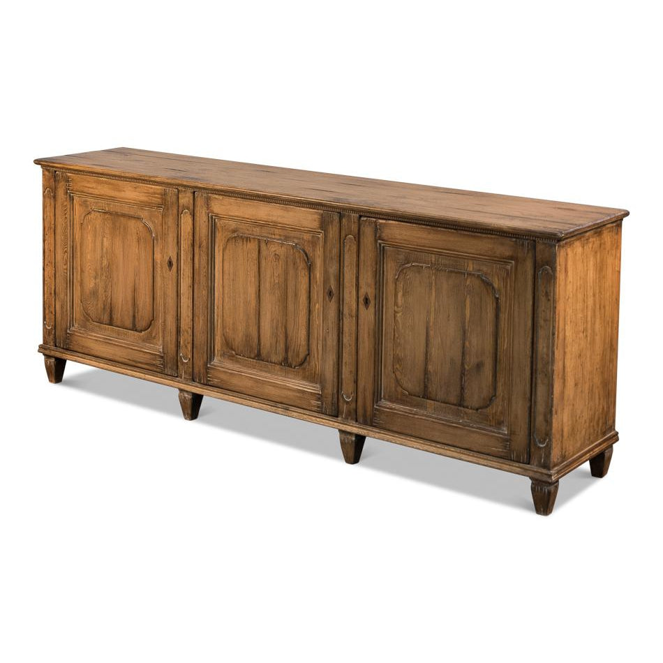 Quebec Country Sideboard, Old Pine Stain-SARREID-SARREID-52756-Sideboards & Credenzas-1-France and Son