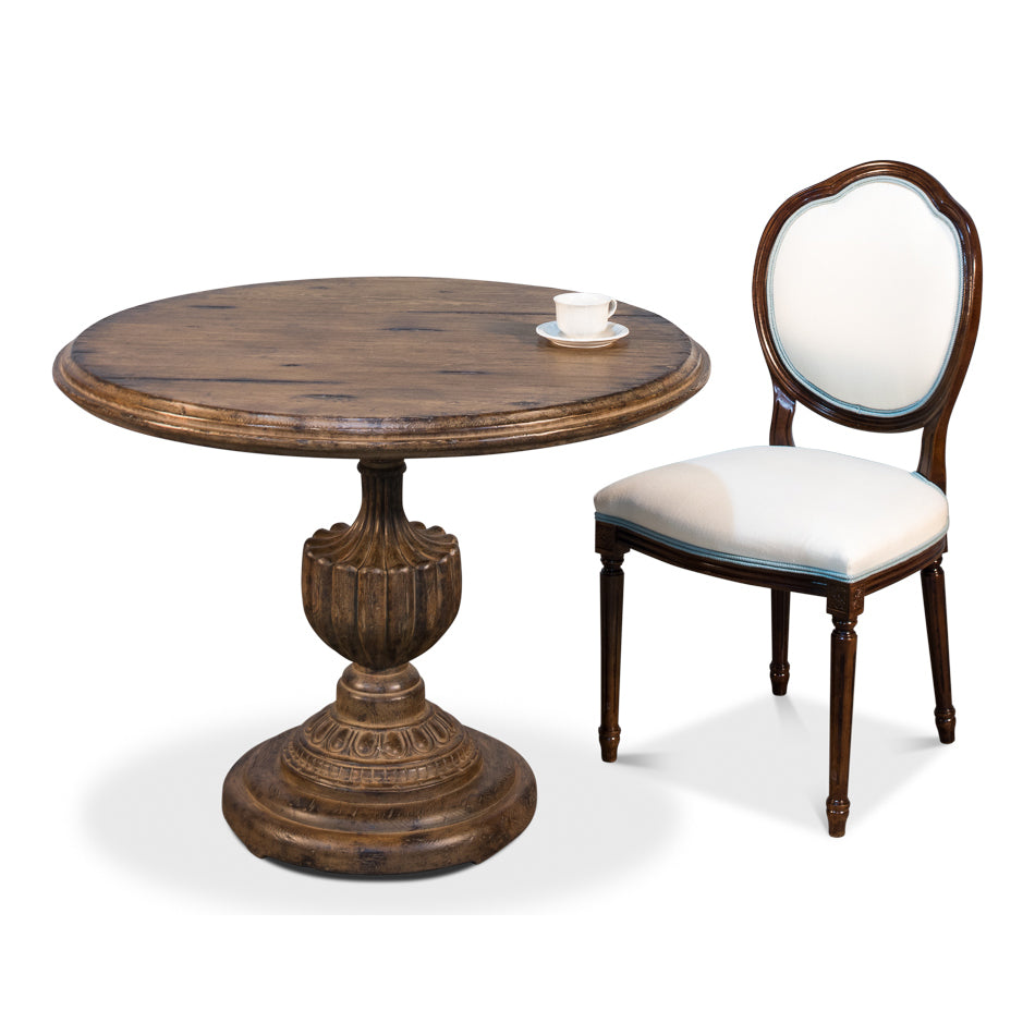 Renaissance Pedestal Dining Table-SARREID-SARREID-52766-Dining Tables-3-France and Son