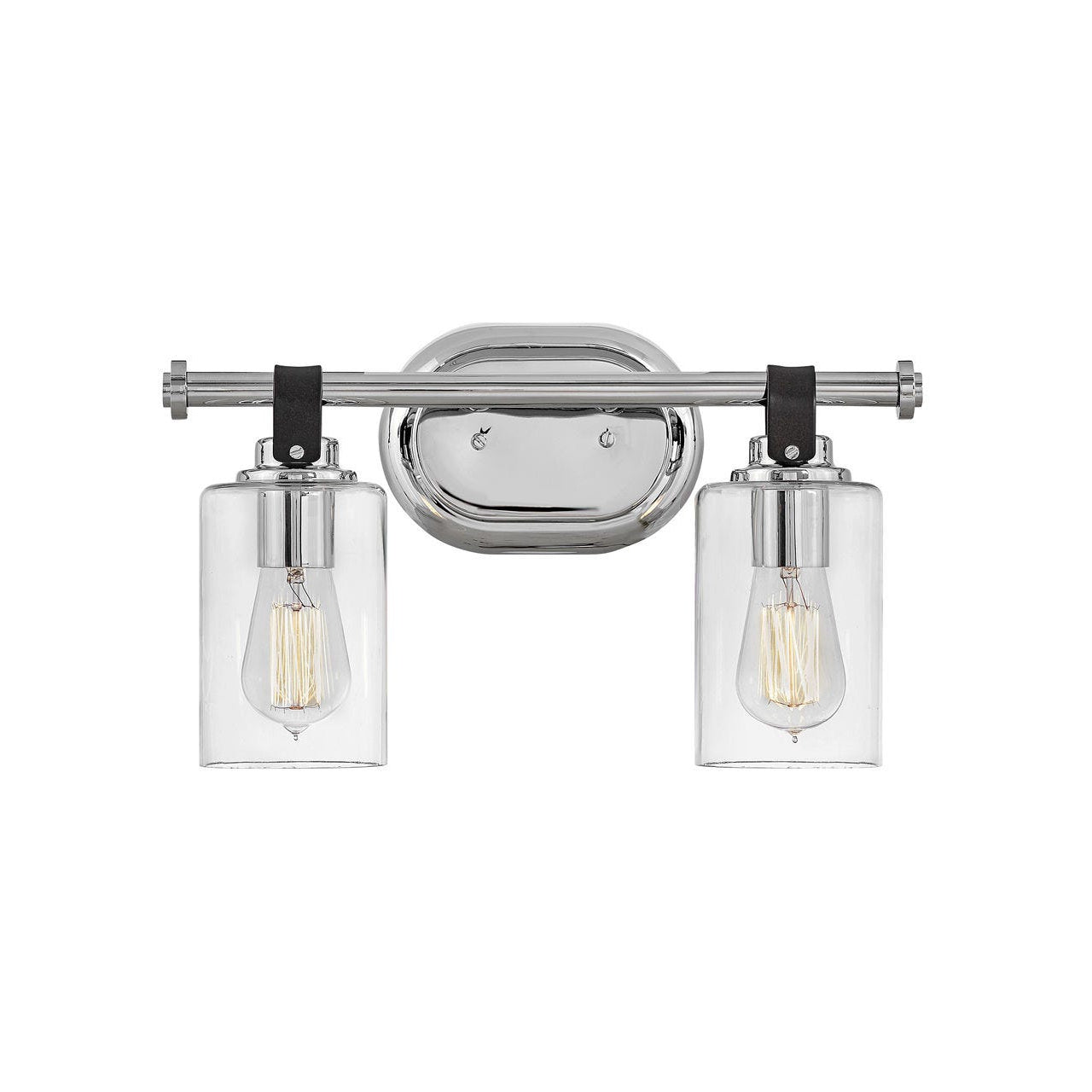 Halstead Two Light Vanity-Hinkley Lighting-HINKLEY-52882CM-Bathroom VanityChrome-1-France and Son