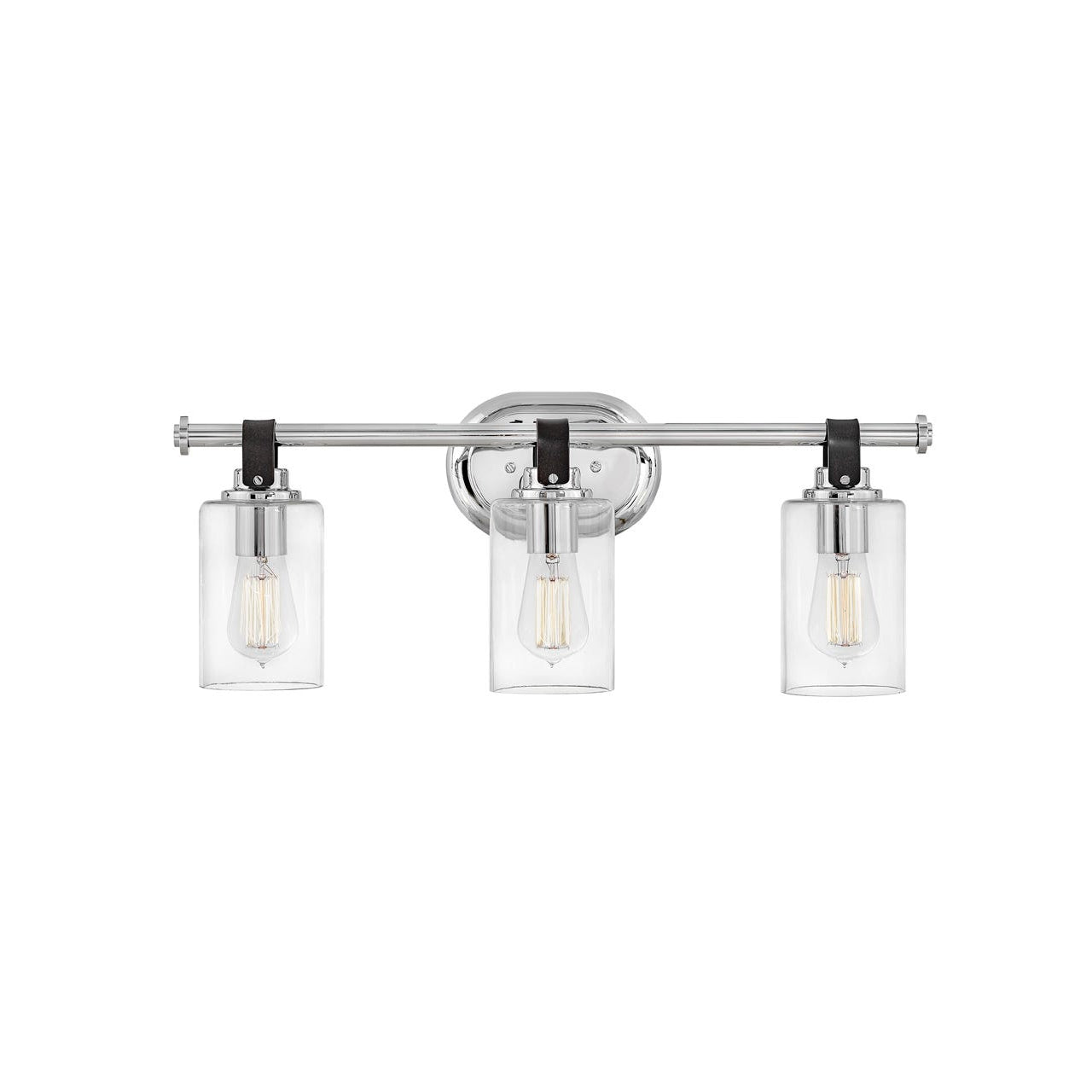 Bath Halstead - Three Light Vanity-Hinkley Lighting-HINKLEY-52883CM-Bathroom LightingChrome-1-France and Son