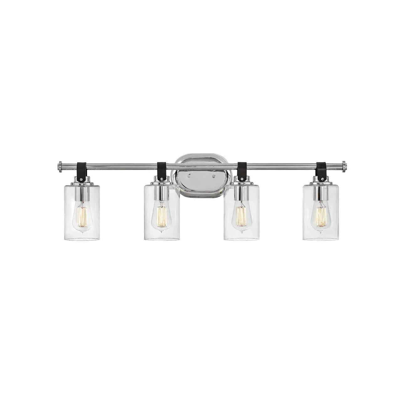 Bath Halstead - Four Light Vanity-Hinkley Lighting-HINKLEY-52884CM-Bathroom LightingChrome-1-France and Son