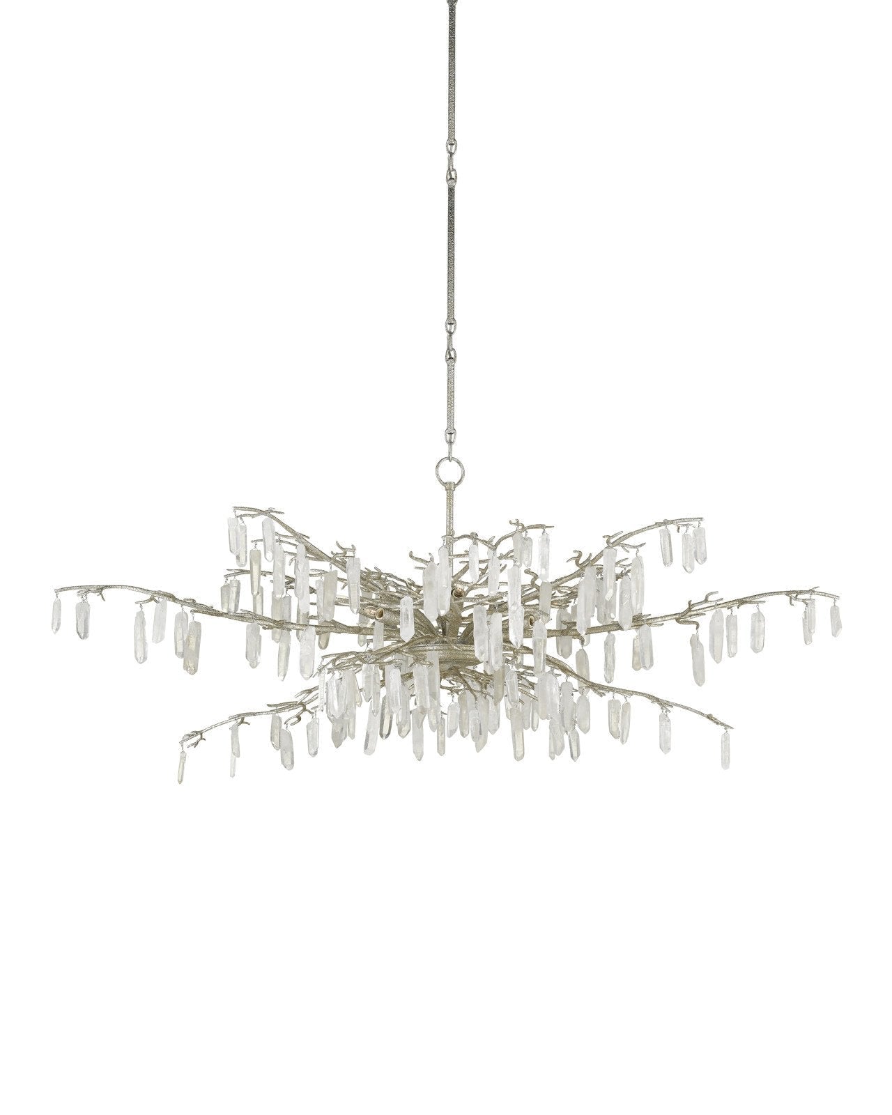 Forest Dawn Silver Chandelier