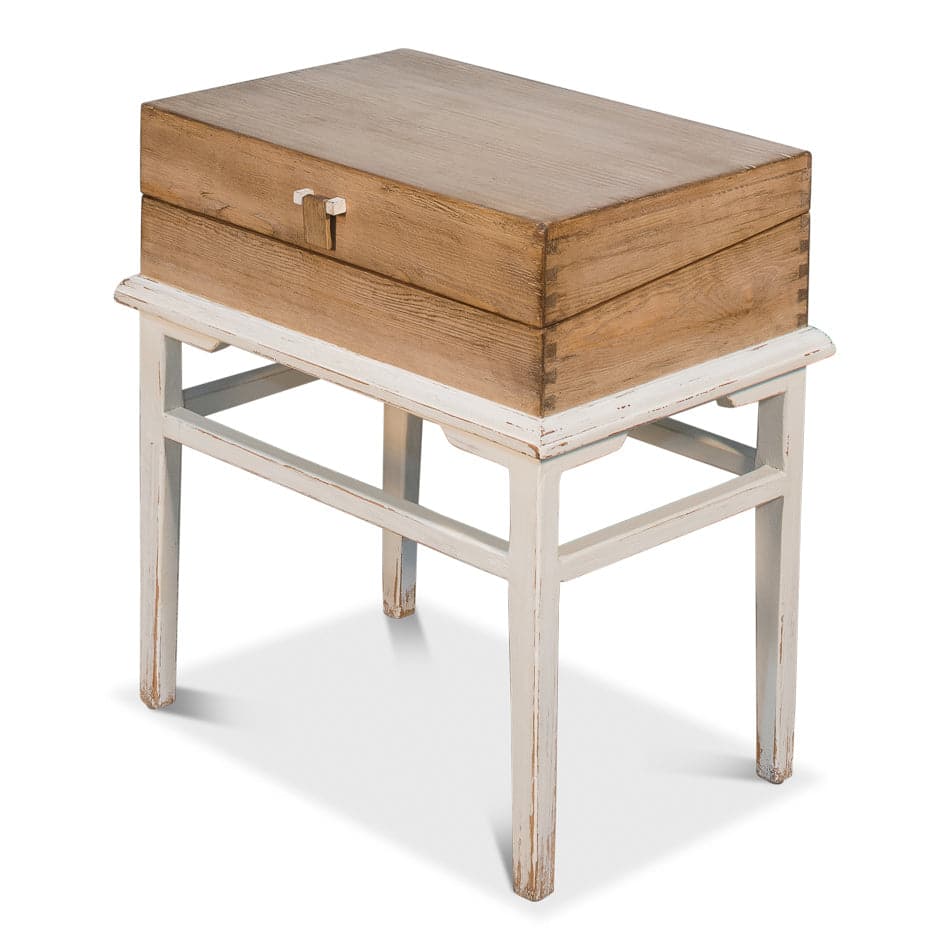 Warmly Box On Stand-SARREID-SARREID-52976-Side Tables-1-France and Son