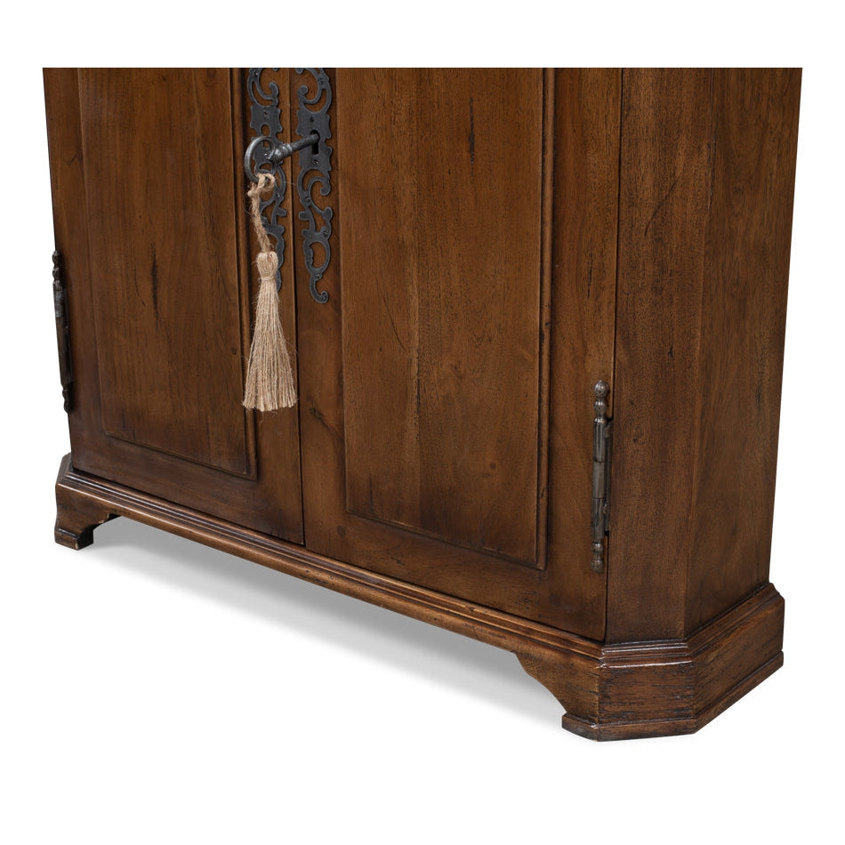 Austrian Hall Cabinet Fruitwood-SARREID-SARREID-53025-Bookcases & Cabinets-4-France and Son