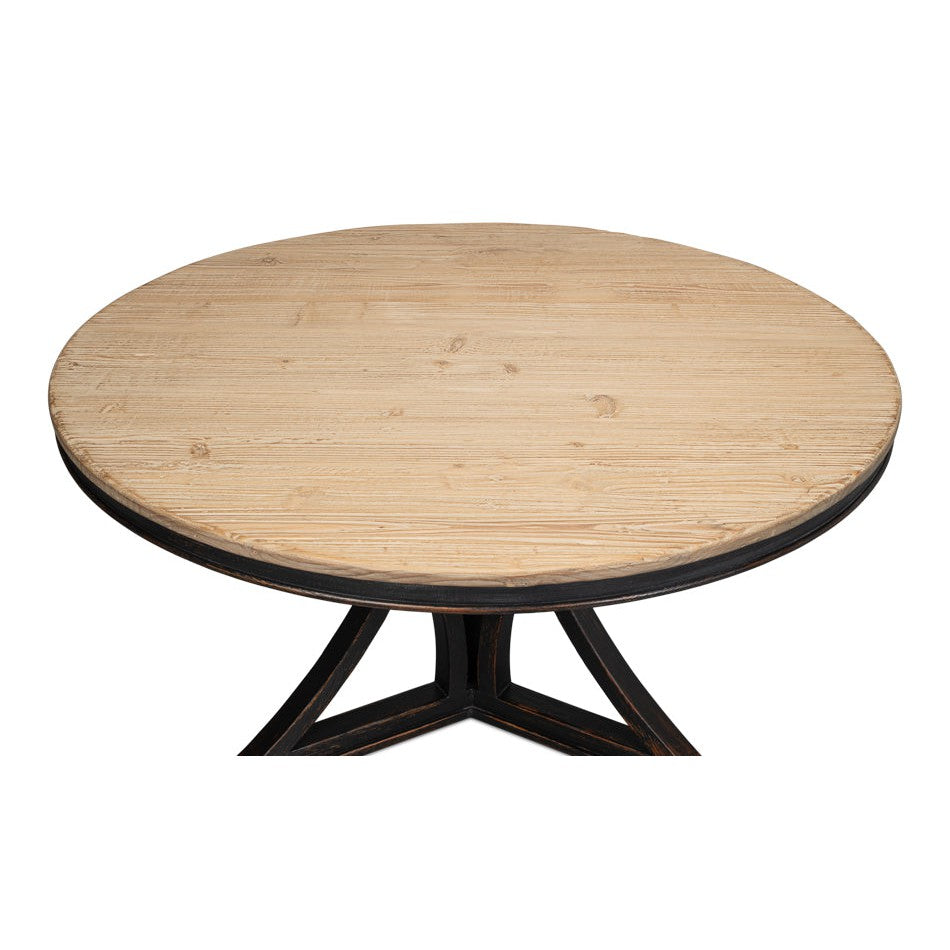 Flying Buttress Dining Table-SARREID-SARREID-53057-Dining TablesWhite Transitional-5-France and Son