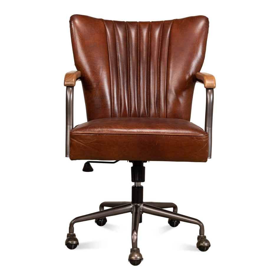 Parker Office Chair-SARREID-SARREID-53105-Task Chairs-1-France and Son