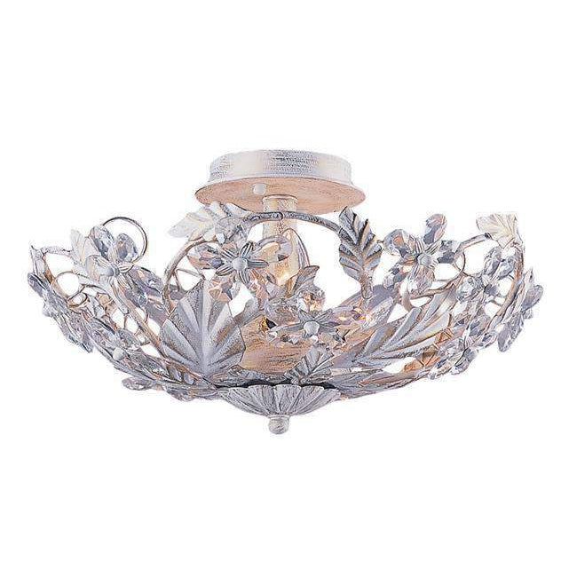 Paris Market 6 Light Semi-Flush-Crystorama Lighting Company-CRYSTO-5316-AW-Flush MountsSilver-2-France and Son