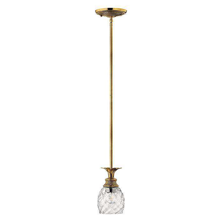 Mini-Pendant Plantation Burnished Brass-Hinkley Lighting-HINKLEY-5317BB-Pendants-1-France and Son