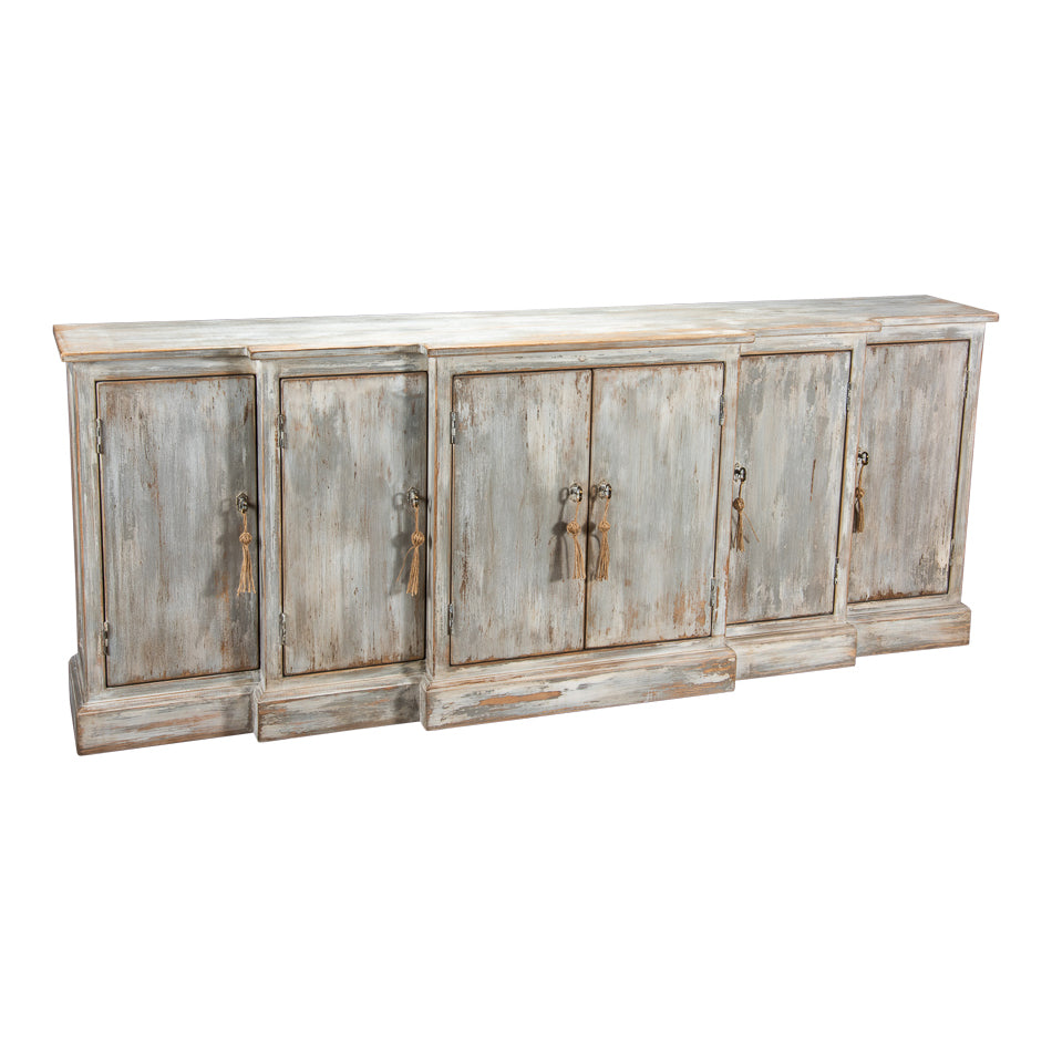 Waterfall Front Credenza-SARREID-SARREID-53181-Sideboards & Credenzas-1-France and Son