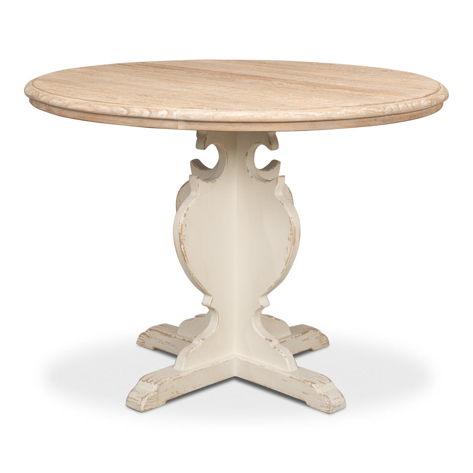 "Looks Like An Antique" Bistro Table-SARREID-SARREID-53233-Coffee Tables-1-France and Son