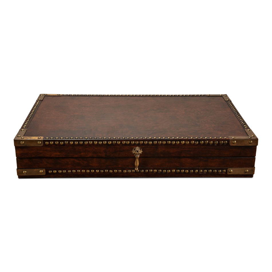 Winchester Leather Box-SARREID-SARREID-53236-Decor-3-France and Son