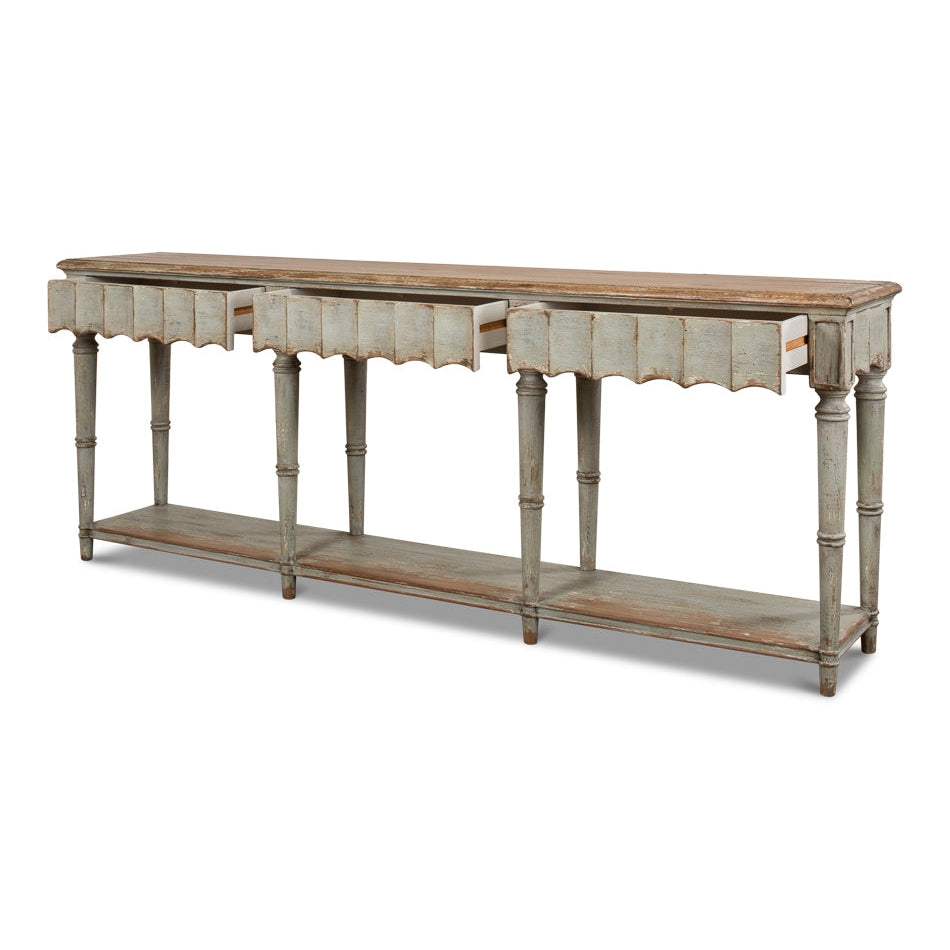 Chantal Console Table-SARREID-SARREID-53270-Console Tables-2-France and Son