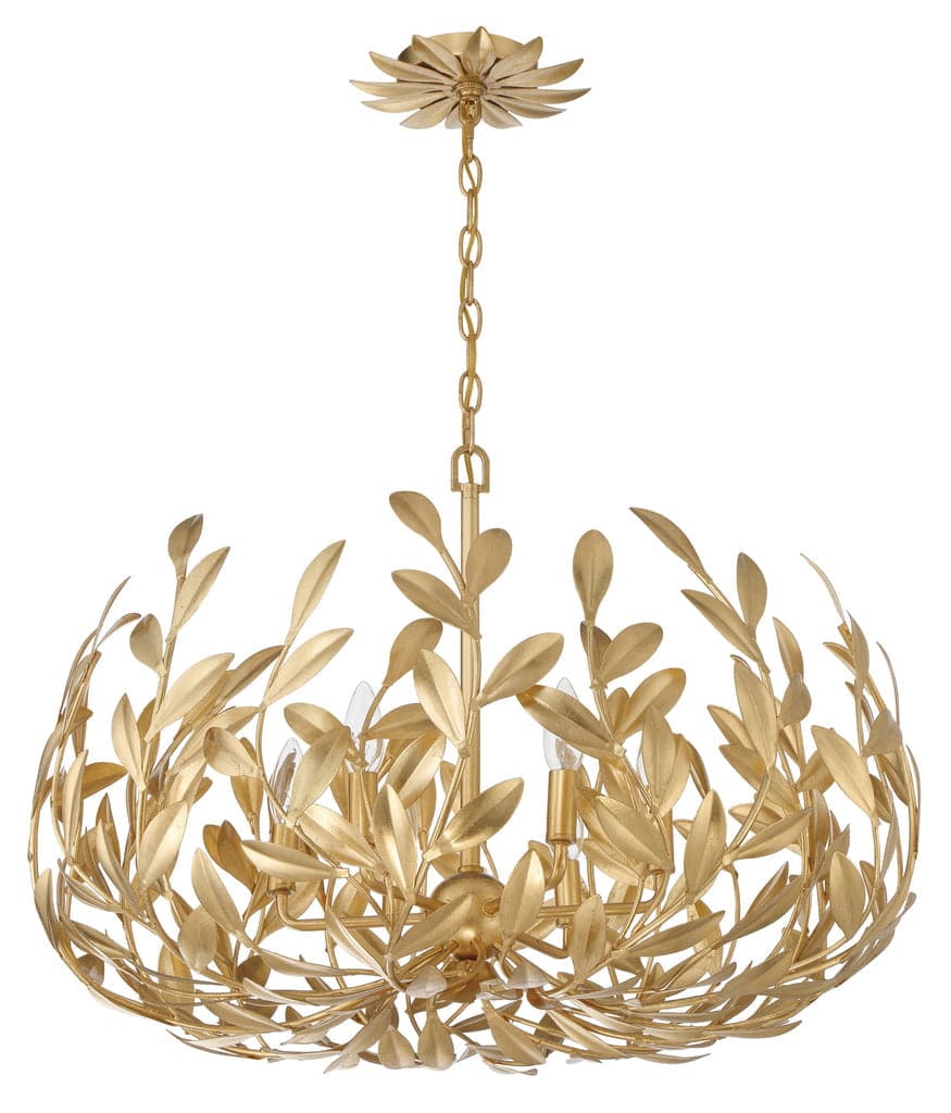 Broche 6 Light Chandelier-Crystorama Lighting Company-CRYSTO-533-GA-ChandeliersGold-3-France and Son