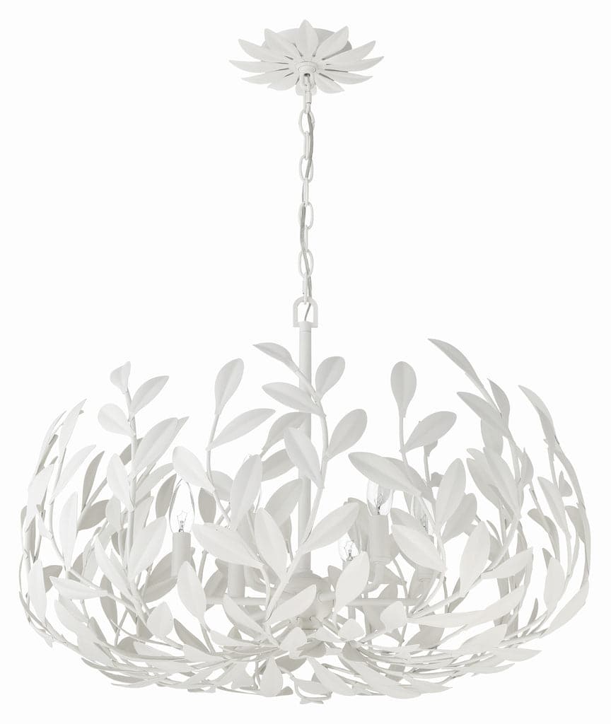 Broche 6 Light Chandelier-Crystorama Lighting Company-CRYSTO-533-GA-ChandeliersGold-7-France and Son