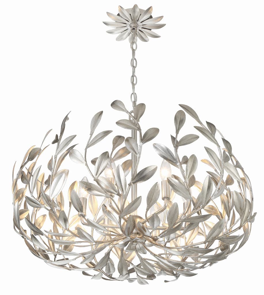 Broche 6 Light Chandelier-Crystorama Lighting Company-CRYSTO-533-GA-ChandeliersGold-12-France and Son