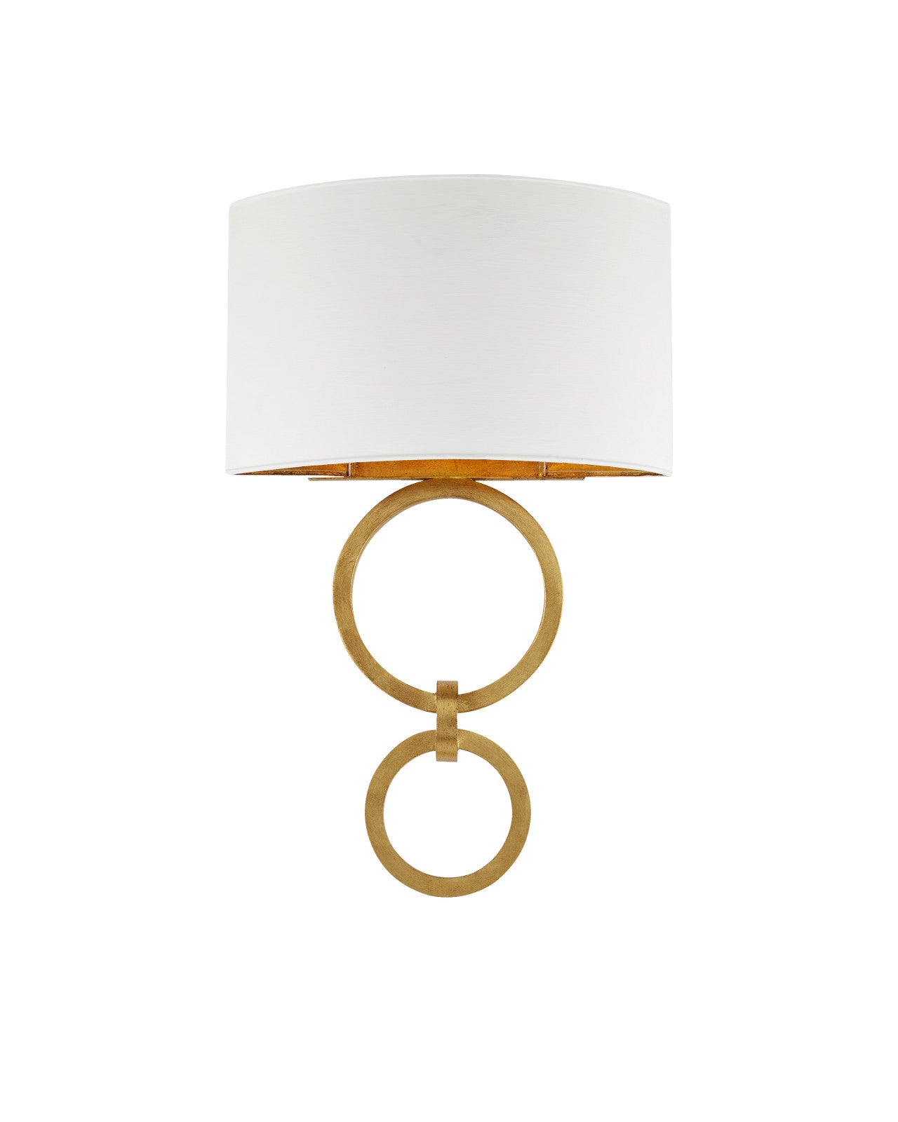 Bolebrook White Wall Sconce, White Shade