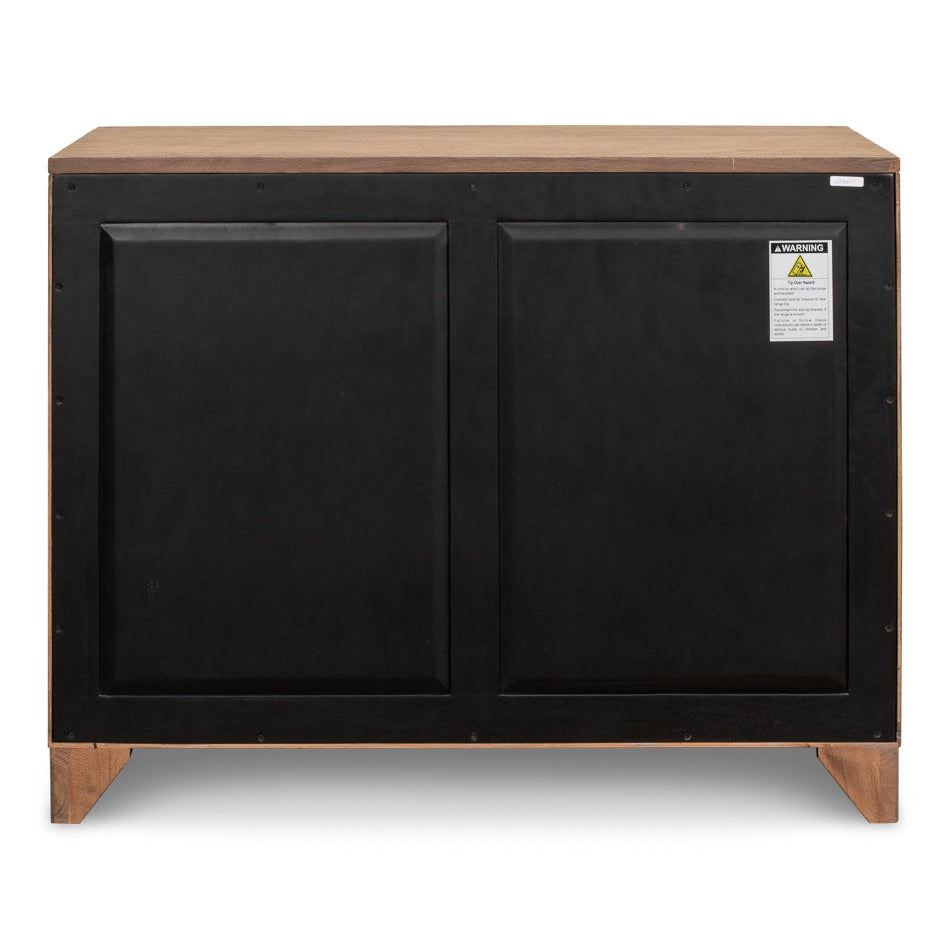 Augustus 2 Door Cabinet-SARREID-SARREID-53435-Sideboards & Credenzas-4-France and Son