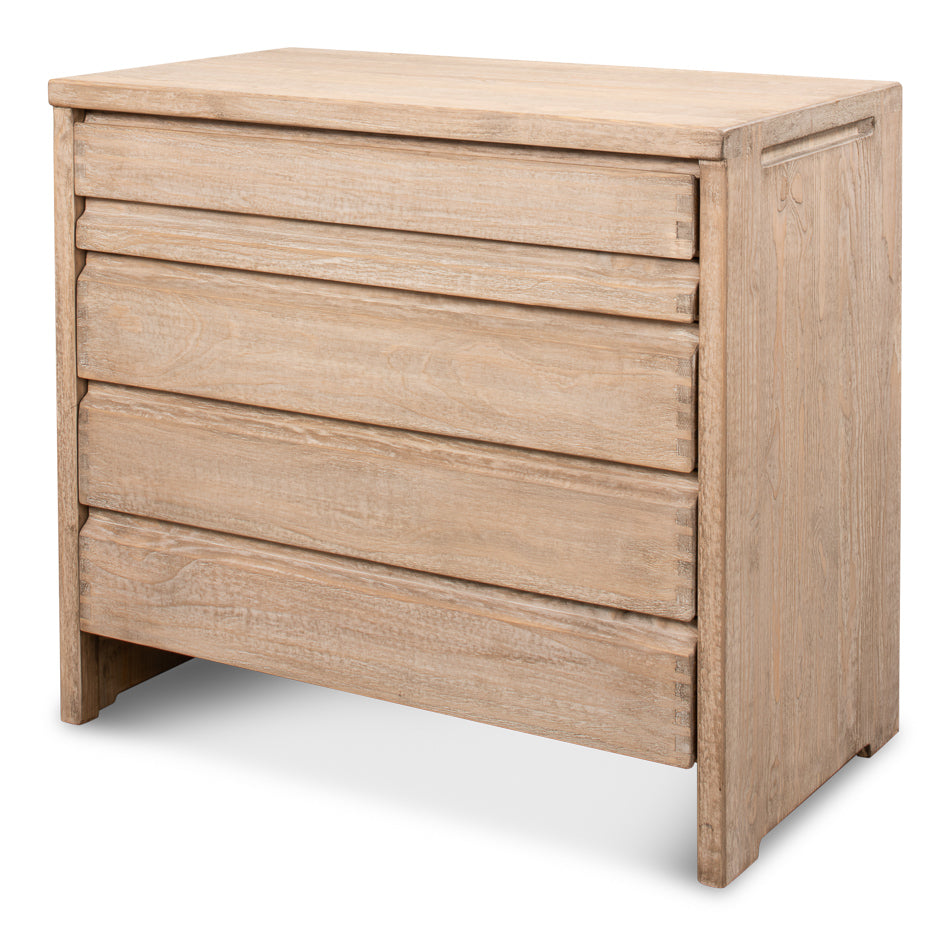 Xander Five Drawer Commode-SARREID-SARREID-53446-Dressers-8-France and Son