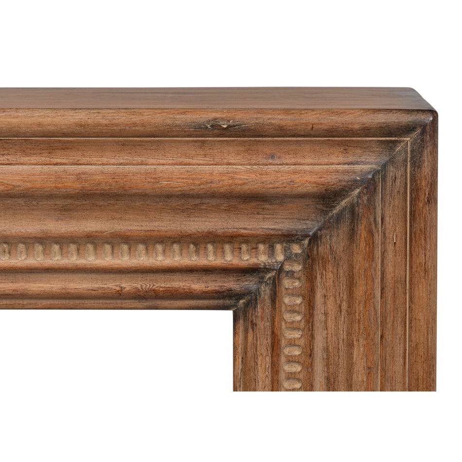 Mantel Console-SARREID-SARREID-53463-1-Console TablesStone Grey-11-France and Son