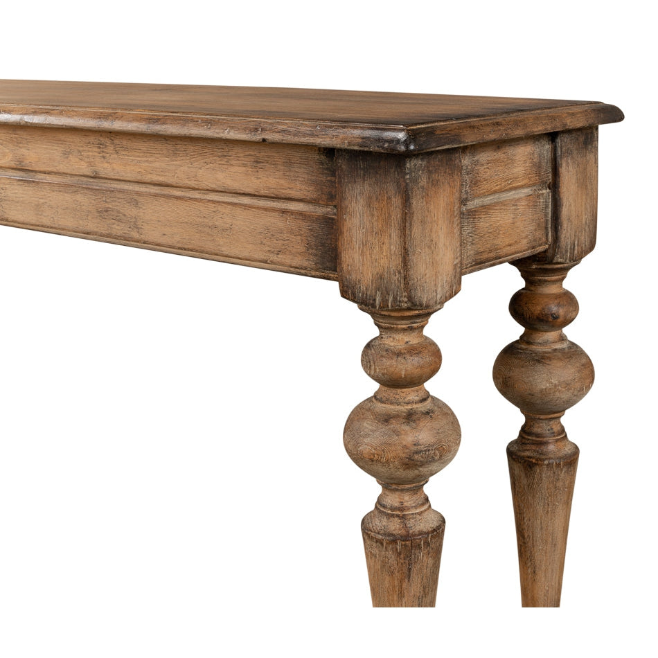 Hudson Console-SARREID-SARREID-53466-2-Console TablesBrown Finish-5-France and Son