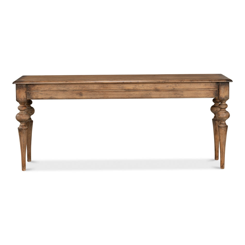 Hudson Console-SARREID-SARREID-53466-2-Console TablesBrown Finish-1-France and Son