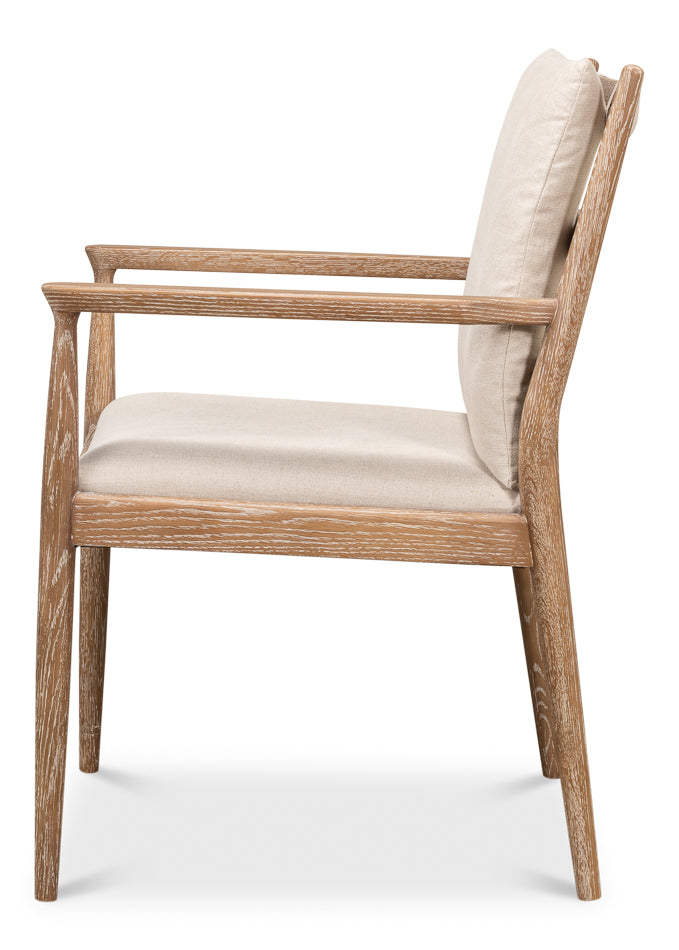 Tugen Armchair-SARREID-SARREID-53474-Outdoor Dining Arm Chair-2-France and Son