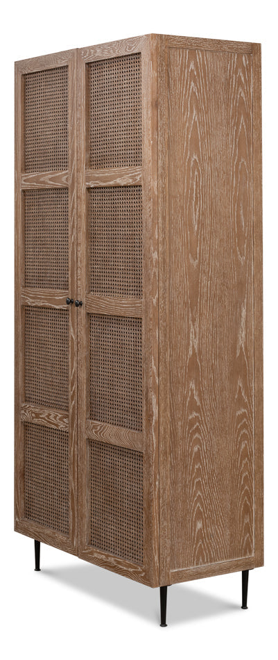 Anton Tall Cupboard-SARREID-SARREID-53481-Sideboards & Credenzas-3-France and Son