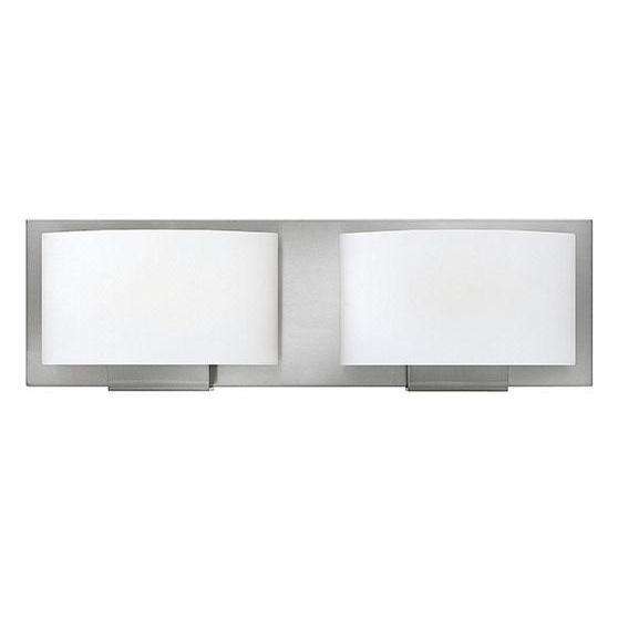 Bath Mila Bath Two Light Brushed Nickel-Hinkley Lighting-HINKLEY-53552BN-LED-Bathroom Lighting-1-France and Son