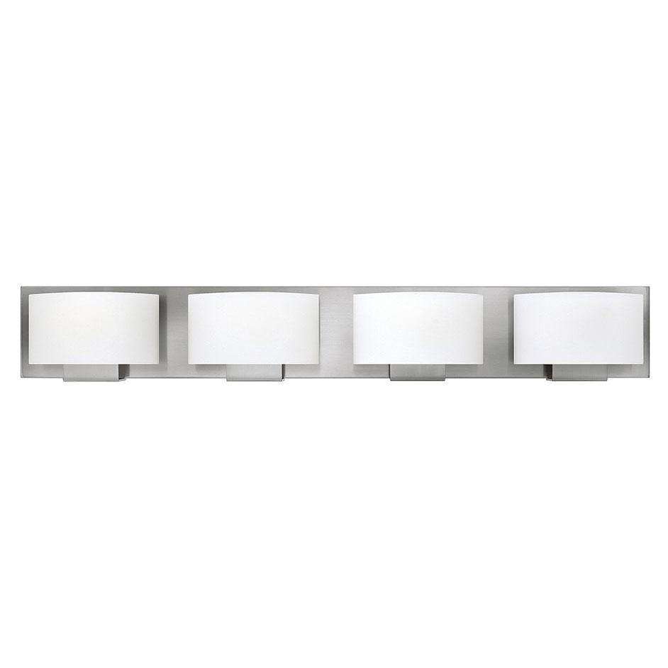 Bath Mila Bath Four Light Brushed Nickel-Hinkley Lighting-HINKLEY-53554BN-Bathroom Lighting-1-France and Son