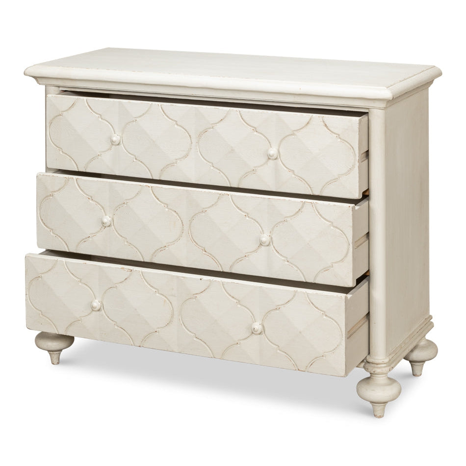 Sommeil 3 Drawer Commode-SARREID-SARREID-53586-1-DressersStone Grey-5-France and Son