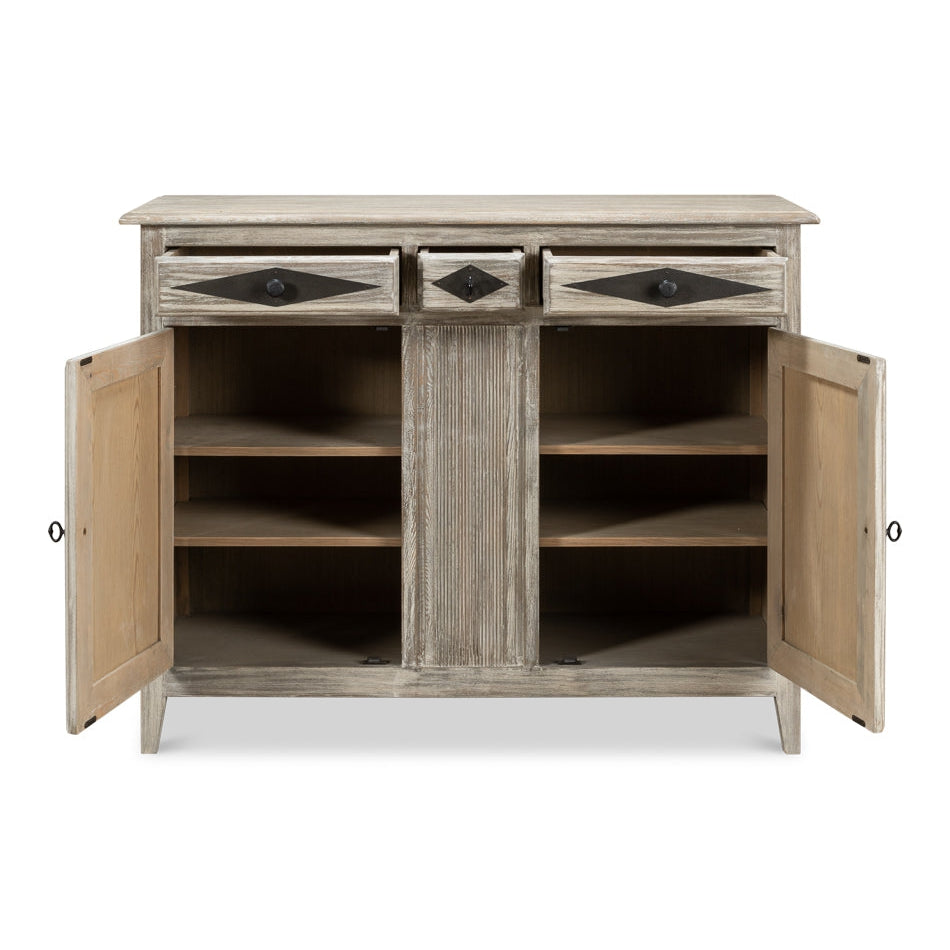 Shepherd Bungalow Buffet-SARREID-SARREID-53622-G-Sideboards & Credenzas-2-France and Son