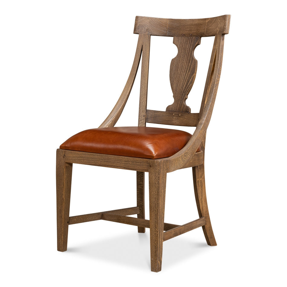 Fireside Vineyards Dining Chair-SARREID-SARREID-53632-J-Dining Chairs-1-France and Son