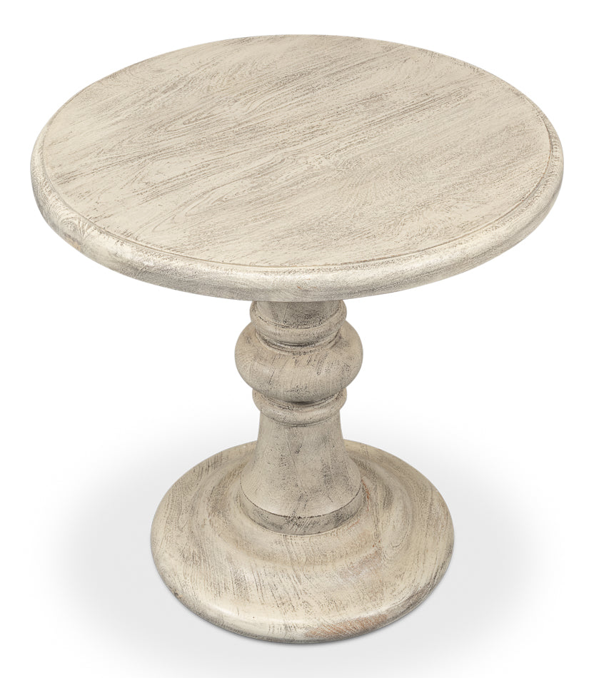 Cecelia Pedestal Table-SARREID-SARREID-53653-Tables-3-France and Son