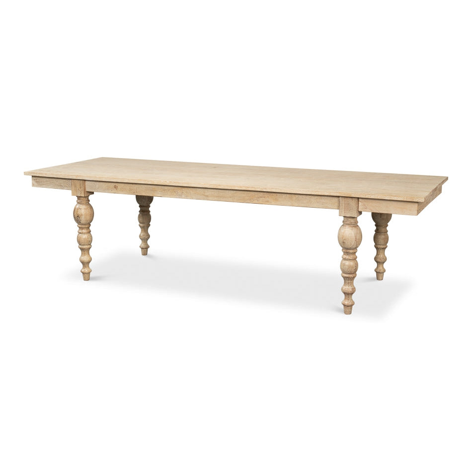 Jocelyn Dining Table Rectangle-SARREID-SARREID-53662-Dining Tables-1-France and Son