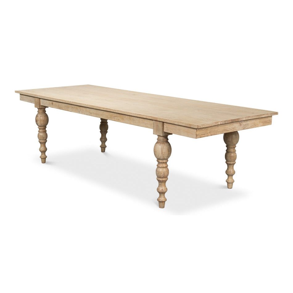 Jocelyn Dining Table Rectangle-SARREID-SARREID-53662-Dining Tables-2-France and Son