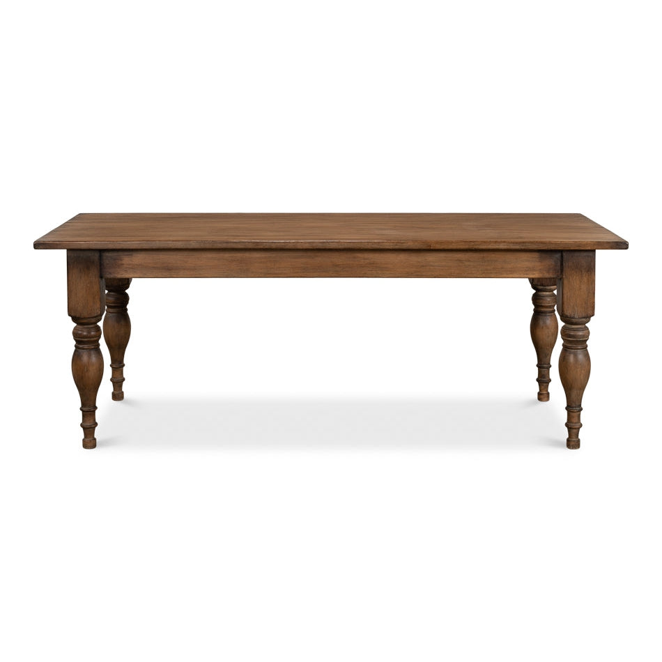 Gabby Dining Table - Brown-SARREID-SARREID-53682-2-Dining Tables-1-France and Son