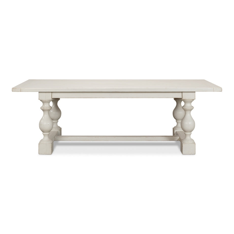 Owen Dining Table-SARREID-SARREID-53686-3-Dining TablesAntique White-1-France and Son