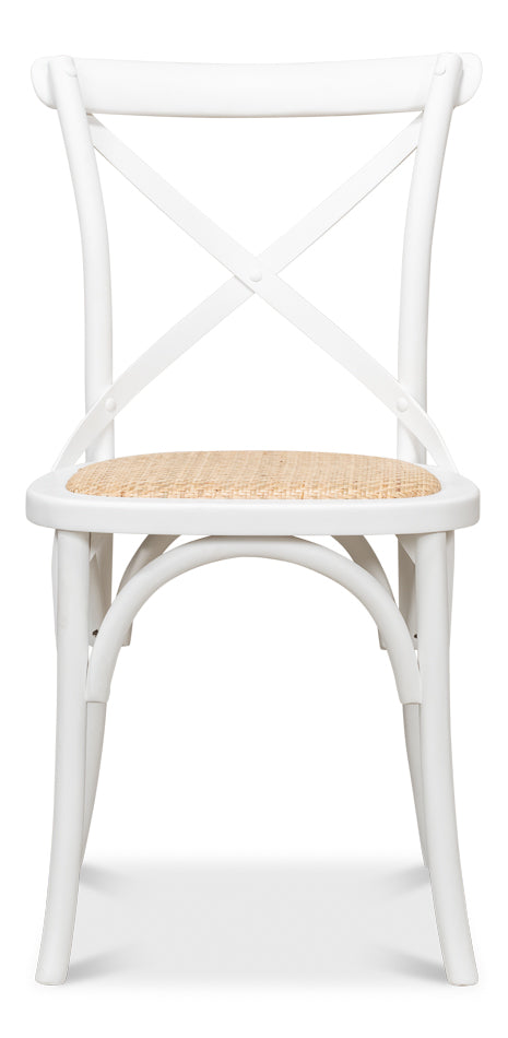 Tuileries Side Chair-SARREID-SARREID-53704-Dining ChairsWhite French Country-4-France and Son