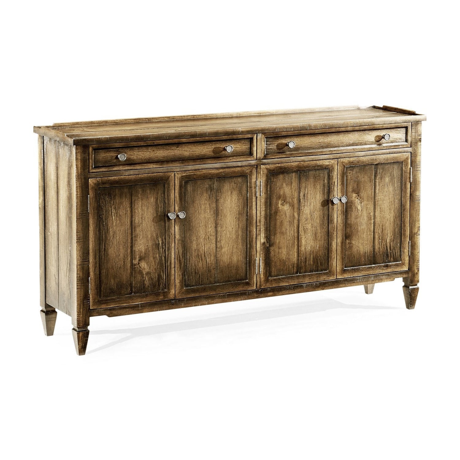 Four Door Sideboard-Jonathan Charles-JCHARLES-491025-DTM-Sideboards & CredenzasMedium Driftwood-6-France and Son