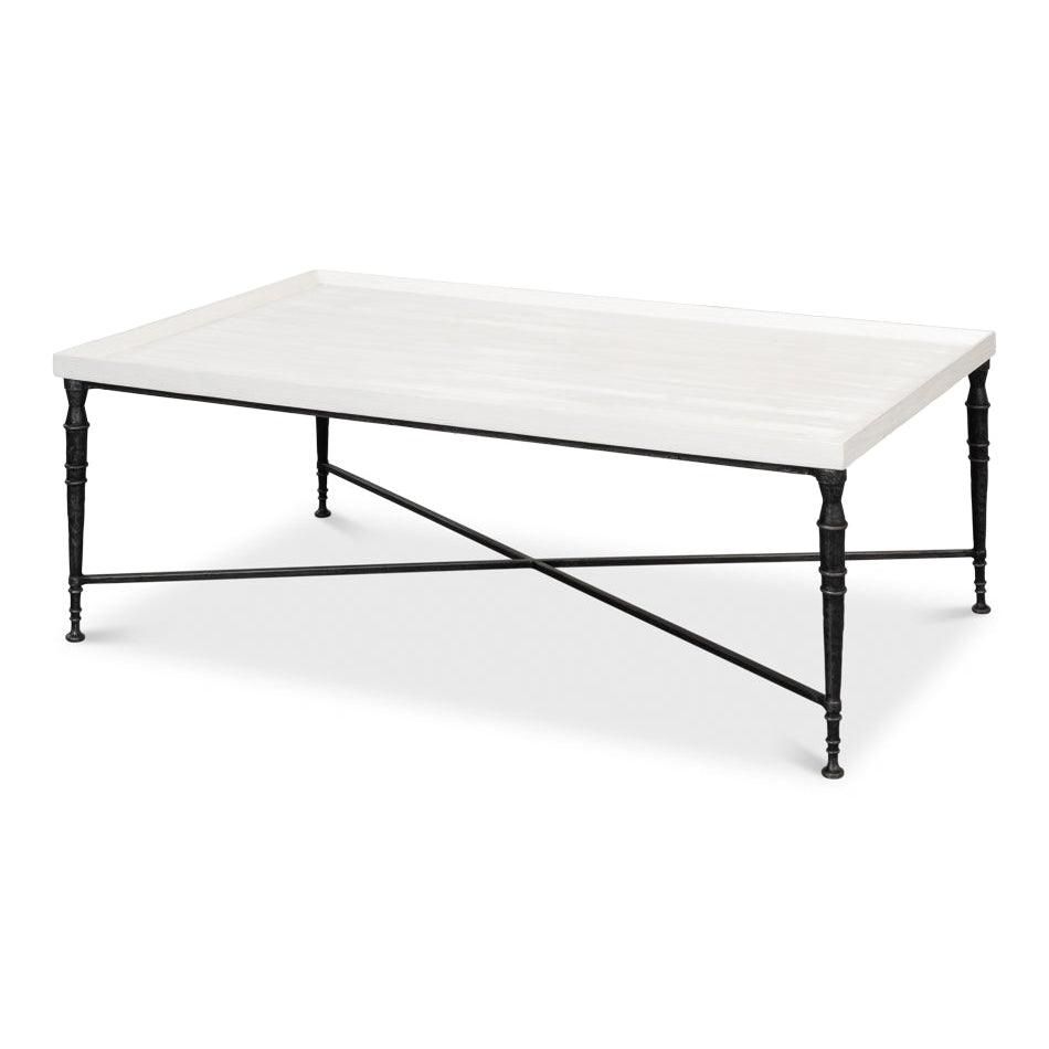 Nathaniel Elegance Cocktail Table-SARREID-SARREID-53763-Coffee Tables-1-France and Son