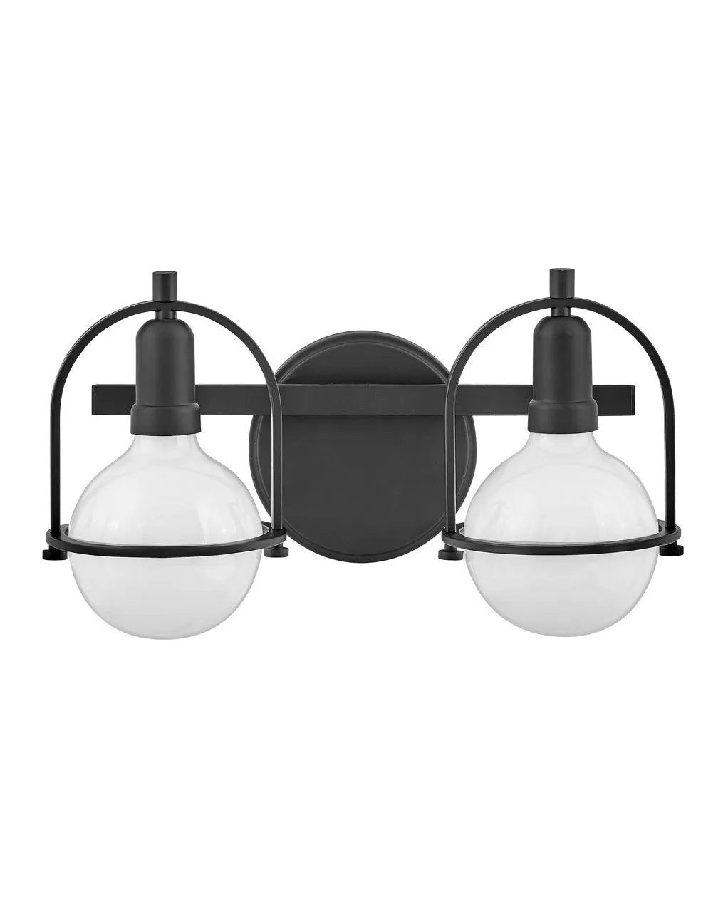 Bath Somerset - Two Light Vanity-Hinkley Lighting-HINKLEY-53772HB-2-Bathroom LightingBlack-2-France and Son