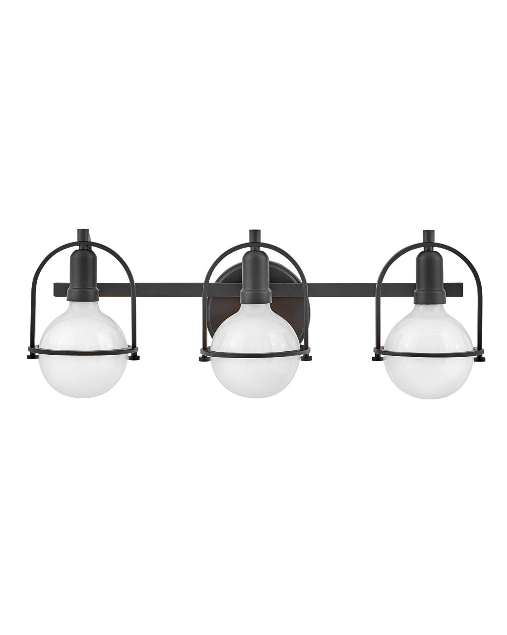 Bath Somerset - Three Light Vanity-Hinkley Lighting-HINKLEY-53773BK-Bathroom VanityBlack-2-France and Son