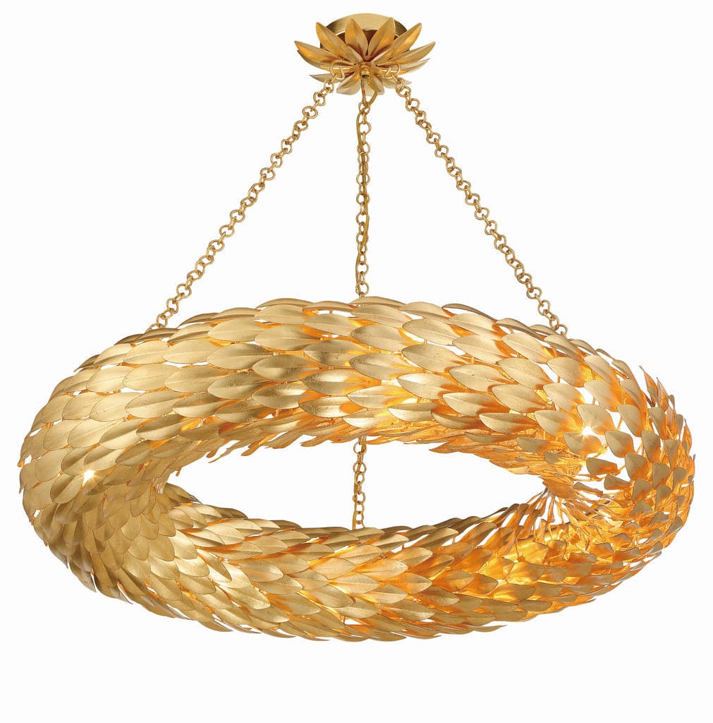 Broche Collection-Crystorama Lighting Company-CRYSTO-536-GA_CEILING-ChandeliersAntique Gold-6 Light-16-France and Son