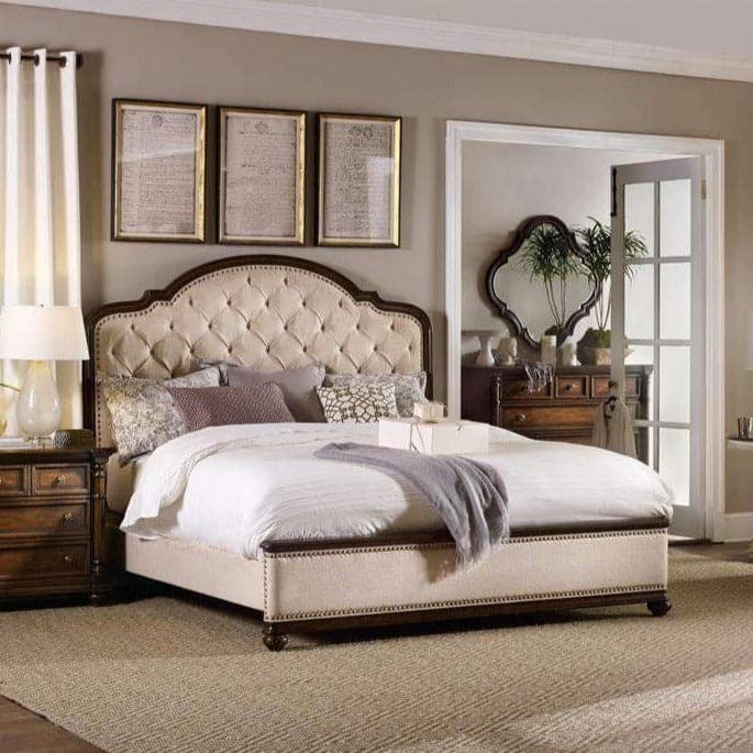 Leesburg Upholstered Bed-Hooker-HOOKER-5381-90860-BedsCalifornia King-2-France and Son