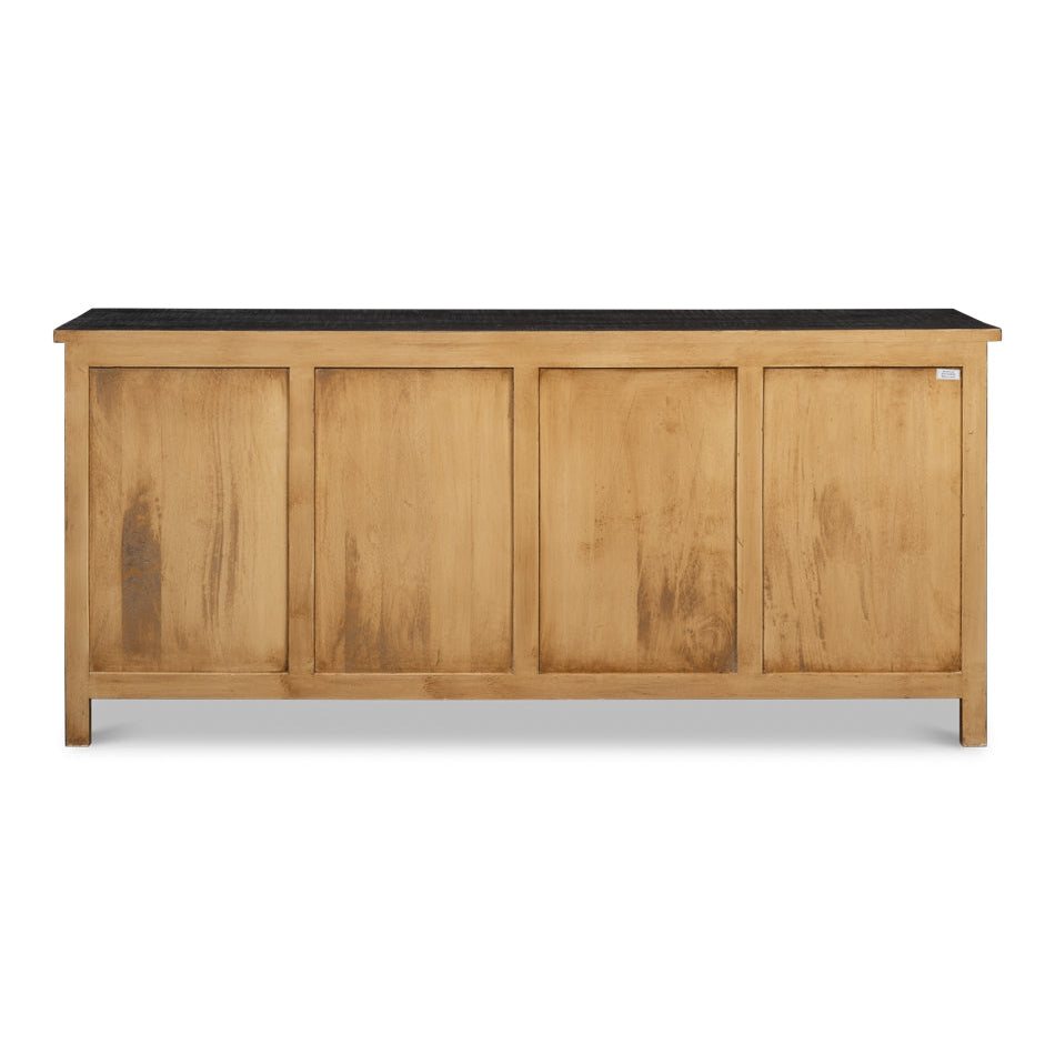 Centrum Four Door Sideboard-SARREID-SARREID-53818-Sideboards & Credenzas-3-France and Son