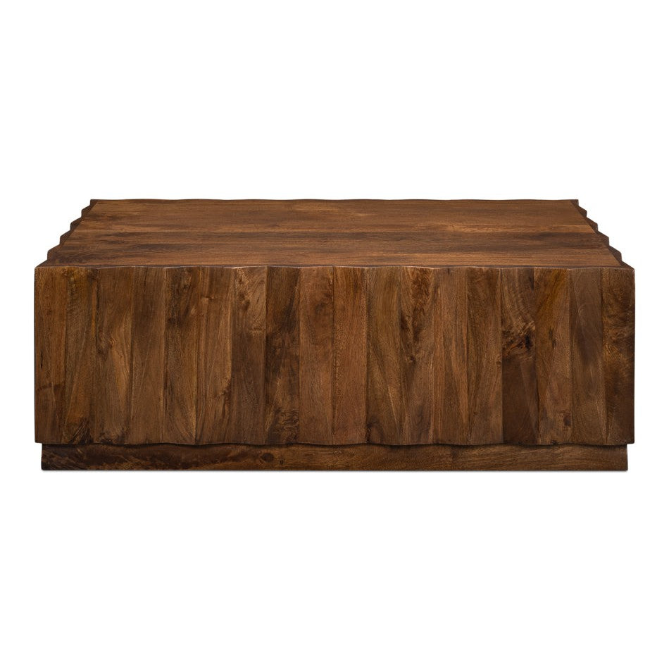 Denali Rectangle Cocktail Table-SARREID-SARREID-53857-Coffee Tables-3-France and Son