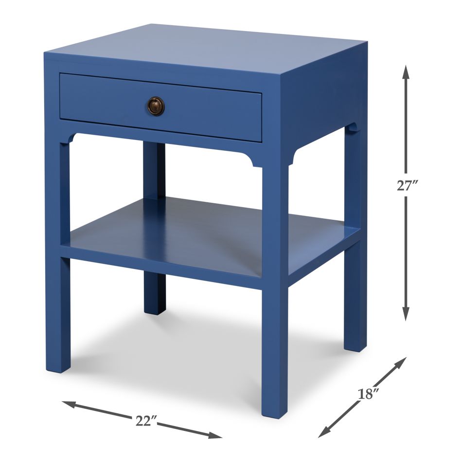 Windy Single Drawer Side Table - product view 7