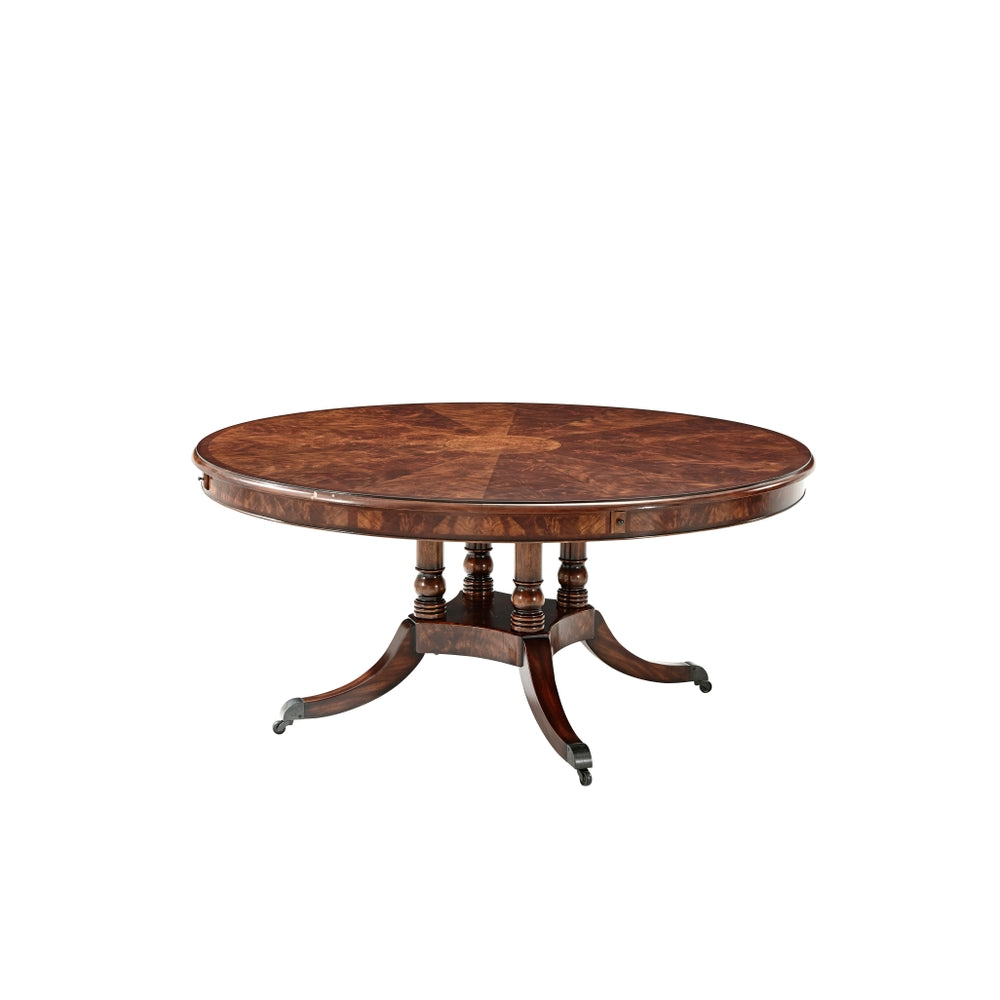 Brook Street Supper Dining Table-Theodore Alexander-THEO-5405-072-Dining Tables-2-France and Son