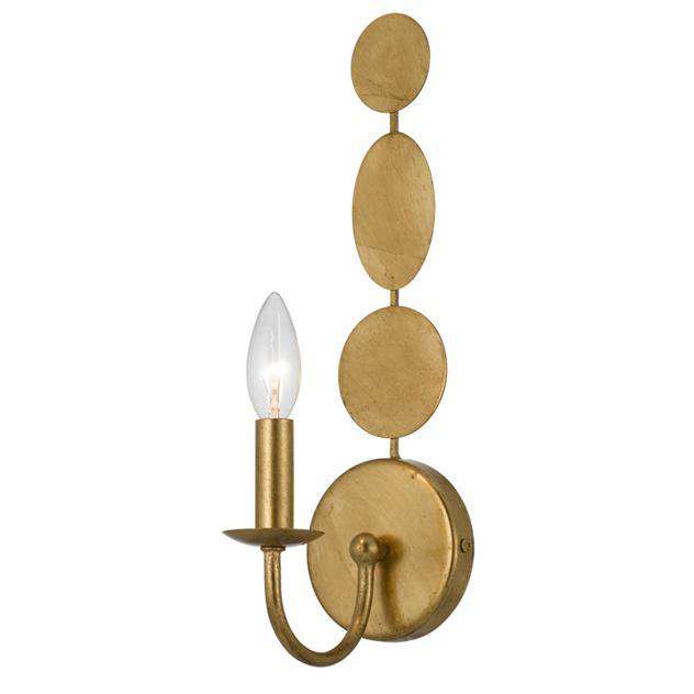 Layla 1 Light Sconce-Crystorama Lighting Company-CRYSTO-541-GA-Wall LightingAntique Gold-1-France and Son